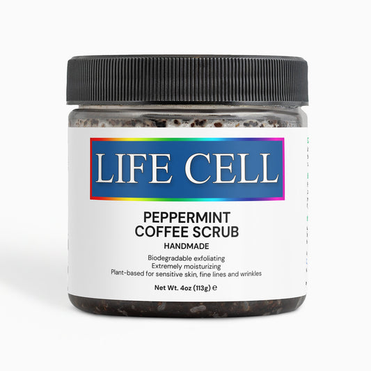 LIFE CELL VITAMINS Peppermint Coffee Scrub