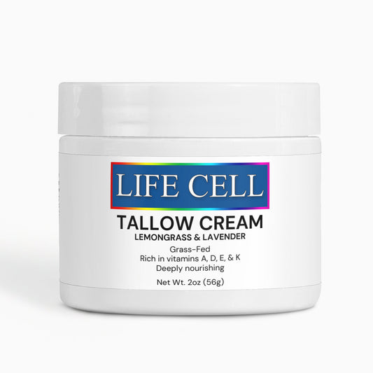 LIFE CELL VITAMINS Tallow Cream Lemongrass & Lavender