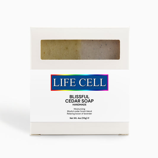 LIFE CELL VITAMINS Blissful Cedar Soap