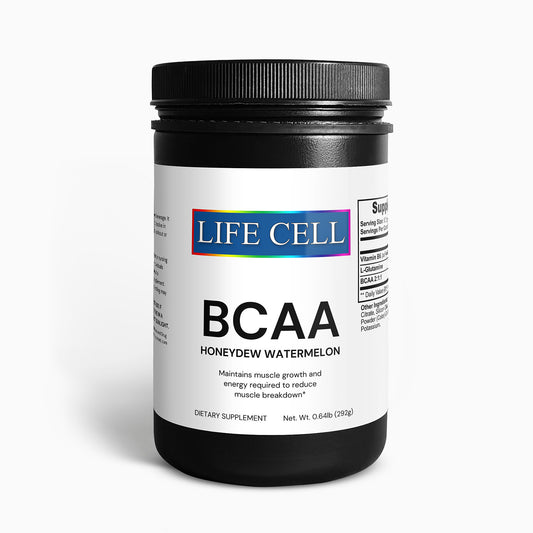 LIFE CELL VITAMINS BCAA Post Workout Powder (Honeydew/Watermelon)