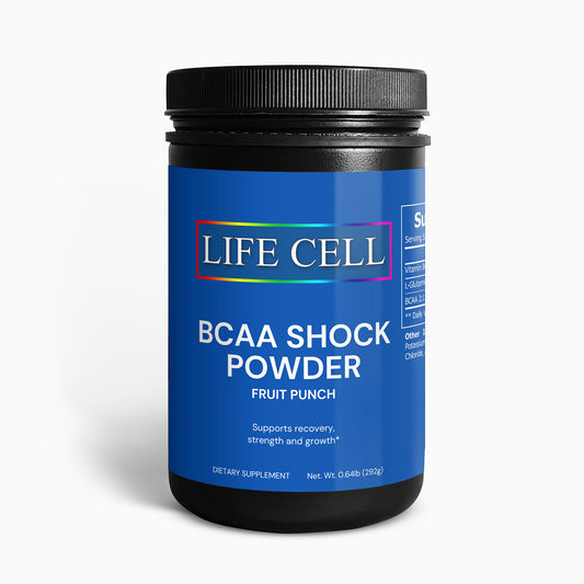 LIFE CELL VITAMINS BCAA Shock Powder (Fruit Punch)